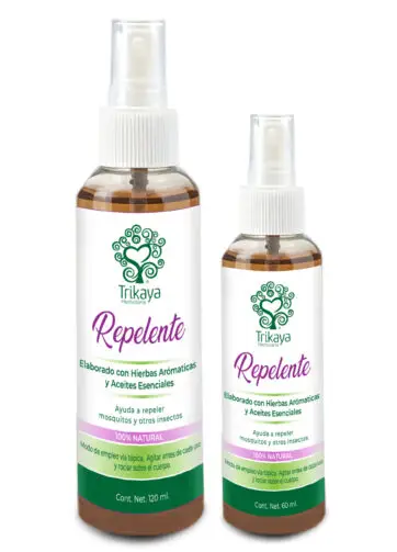 Repelente 100% Natural. Repele mosquitos y otros insectos. Ideal para toda la familia.